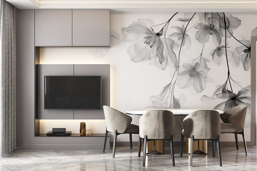 Herabsinkende Blüten — Interieur 5