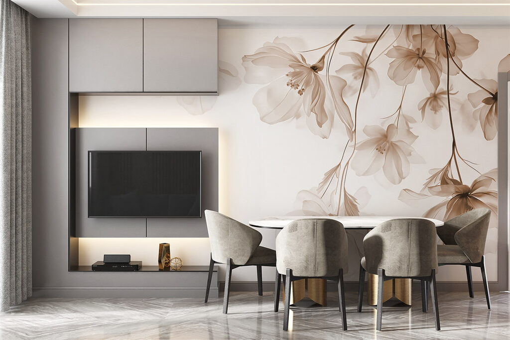 Herabsinkende Blüten — Interieur 4