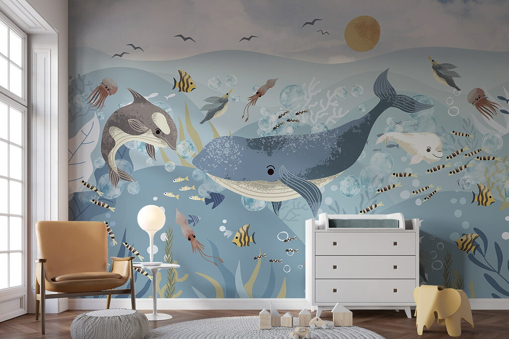 Wal zwischen Riffbewohnern — Interieur 3