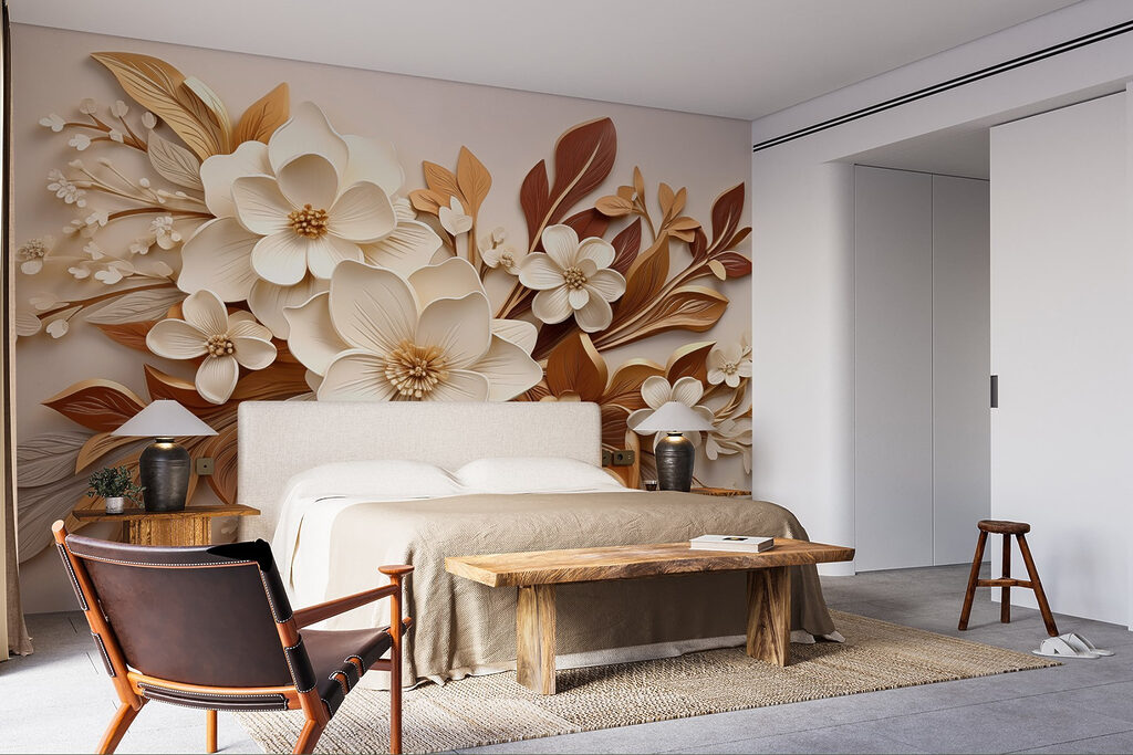 Blüten mit Kupferlaub — Interieur 2