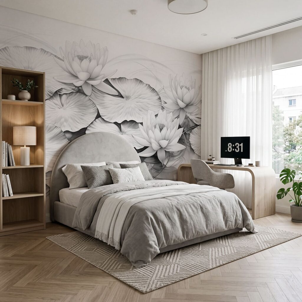 Gezeichnete Seerosen — Interieur 2