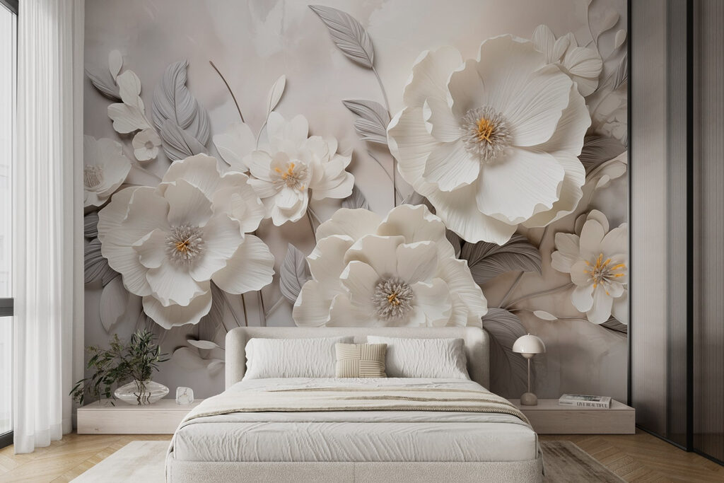 Elegantes Blütenrelief — Interieur 1