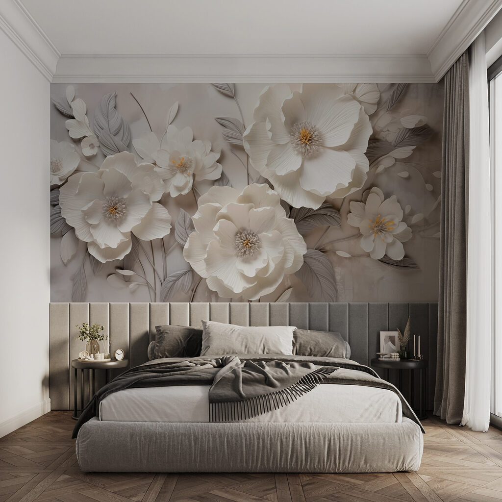 Elegantes Blütenrelief — Interieur 2